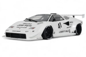 Lamborghini Countach LB-Works Biały GT Spirit 1:18 Z356-WH Żywica