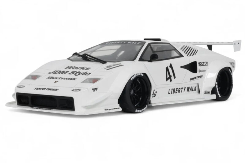 Lamborghini Countach LB-Works Biały GT Spirit 1:18 Z356-WH Żywica
