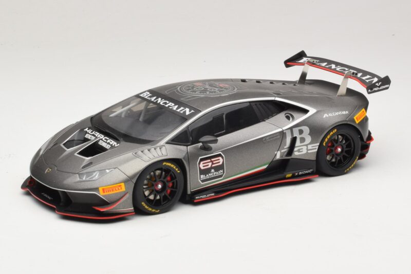 Lamborghini Huracan LP620-2 Super Trofeo #63 Ciemnoszary 2016 AUTOart 1:18 81559 Kompozyt