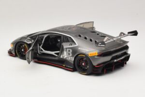 Lamborghini Huracan LP620-2 Super Trofeo #63 Ciemnoszary 2016 AUTOart 1:18 81559 Kompozyt — zdjęcie 5 z 8