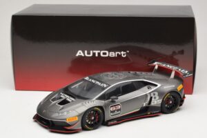 Lamborghini Huracan LP620-2 Super Trofeo #63 Ciemnoszary 2016 AUTOart 1:18 81559 Kompozyt — zdjęcie 8 z 8