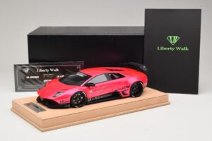 Lamborghini Murcielago Liberty Walk Błyszczący Różowy AB Models 1:18 REMC044 Żywica — zdjęcie 7 z 7