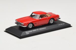Maserati 5000 GT Allemano Czerwony Minichamps 1:43 437123321 Metal — zdjęcie 2 z 4