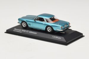Maserati 5000 GT Allemano Verde Metallizzato Minichamps 1:43 437123320 Metal — zdjęcie 3 z 4