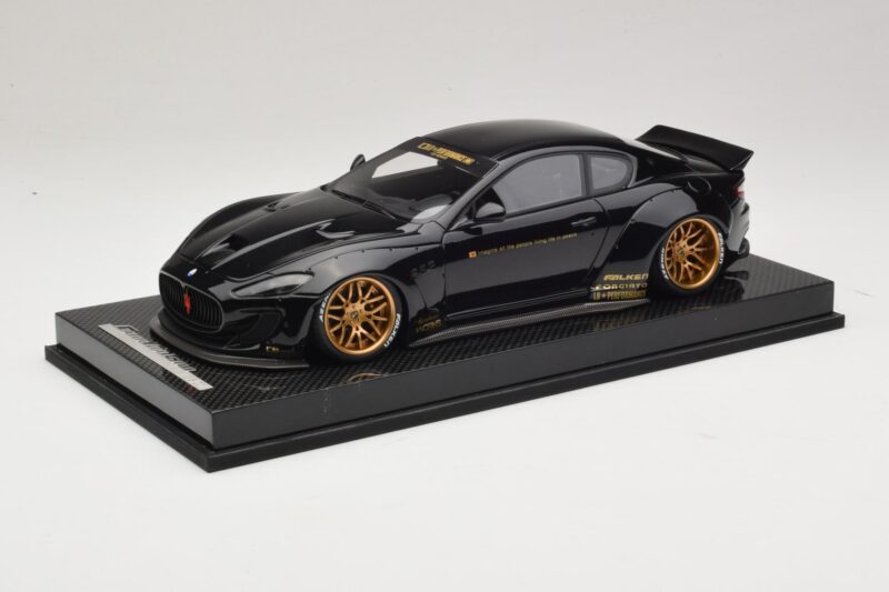 Maserati GranTurismo Liberty Walk Czarny ze Złotymi Felgami AB Models 1:18 MAS-LB08-C Żywica