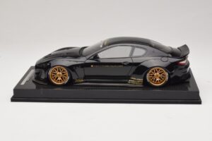 Maserati GranTurismo Liberty Walk Czarny ze Złotymi Felgami AB Models 1:18 MAS-LB08-C Żywica — zdjęcie 3 z 7