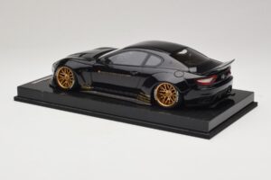 Maserati GranTurismo Liberty Walk Czarny ze Złotymi Felgami AB Models 1:18 MAS-LB08-C Żywica — zdjęcie 5 z 7