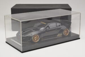 Maserati GranTurismo Liberty Walk Czarny ze Złotymi Felgami AB Models 1:18 MAS-LB08-C Żywica — zdjęcie 7 z 7