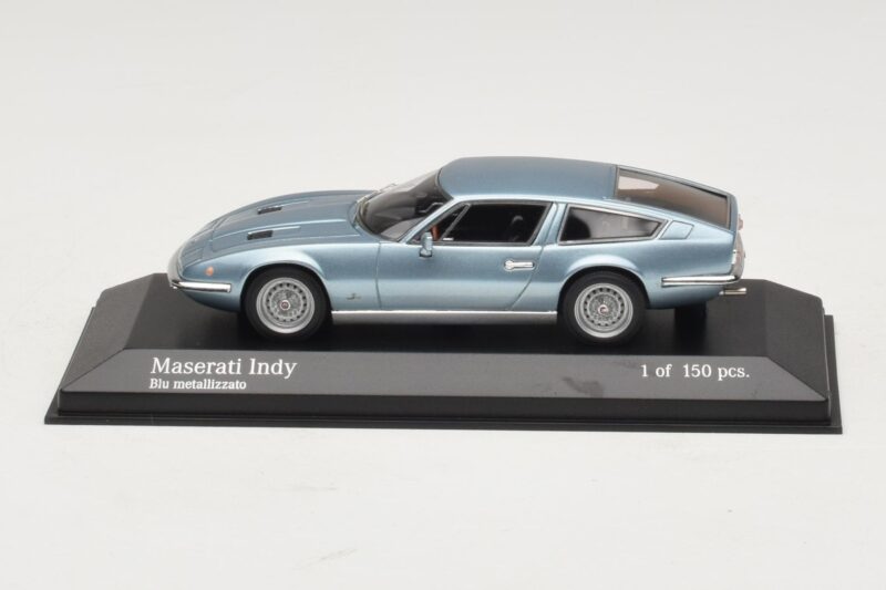 Maserati Indy Blue Metallic Minichamps 1:43 Maserati Indy Blue Metallic Minichamps 1:43 437123122 Metal