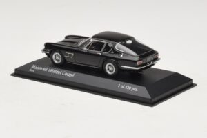 Maserati Mistral Czarny Minichamps 1:43 437123421 Metal — zdjęcie 3 z 4