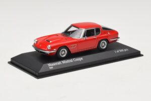 Maserati Mistral Czerwony Minichamps 1:43 437123424 Metal — zdjęcie 2 z 4