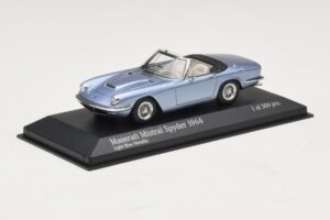 Maserati Mistral Spyder Light Blue Metallic Minichamps 1:43 437123432 Metal — zdjęcie 2 z 4