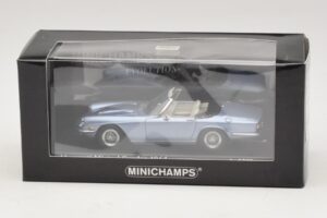 Maserati Mistral Spyder Light Blue Metallic Minichamps 1:43 437123432 Metal — zdjęcie 4 z 4