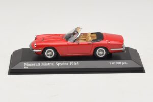 Maserati Mistral Spyder Czerwony Minichamps 1:43 Maserati Mistral Spyder Czerwony Minichamps 1:43 437123430 Metal