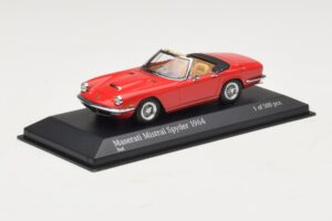 Maserati Mistral Spyder Czerwony Minichamps 1:43 437123430 Metal — zdjęcie 2 z 4