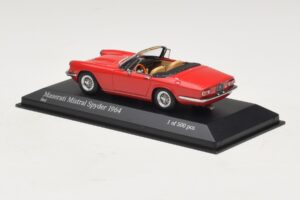 Maserati Mistral Spyder Czerwony Minichamps 1:43 437123430 Metal — zdjęcie 3 z 4