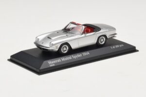 Maserati Mistral Spyder Srebrny Minichamps 1:43 437123431 Metal — zdjęcie 2 z 4