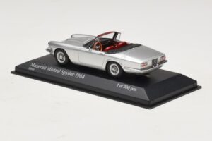 Maserati Mistral Spyder Srebrny Minichamps 1:43 437123431 Metal — zdjęcie 3 z 4