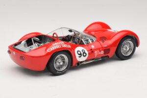 Maserati Tipo 61 #98 C. Shelby Times Mirror Grand Prix for Sportscars 1960 Minichamps 1:18 100601298 Metal — zdjęcie 3 z 8