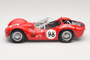 Maserati Tipo 61 #98 C. Shelby Times Mirror Grand Prix for Sportscars 1960 Minichamps 1:18 100601298 Metal — zdjęcie 4 z 8
