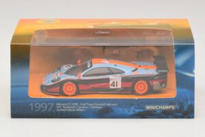 McLaren F1 GTR Gulf Team Davidoff #41 P-H. Raphanel / J-M. Gounon FIA GT Championship 1997 Minichamps 1:43 533174341 Metal — zdjęcie 4 z 4
