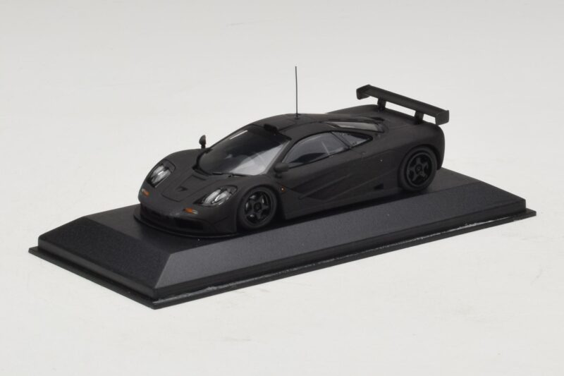 McLaren F1 GTR Prototype Czarny Matowy Z Czarnymi Felgami Minichamps 1:43 MCLAREN009 Metal