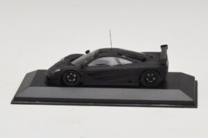 McLaren F1 GTR Prototype Czarny Matowy Z Czarnymi Felgami Minichamps 1:43 MCLAREN009 Metal — zdjęcie 4 z 4