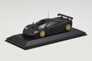 McLaren F1 GTR Prototype Czarny Matowy Ze Złotymi Felgami Minichamps 1:43 MCLAREN008 Metal