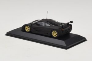 McLaren F1 GTR Prototype Czarny Matowy Ze Złotymi Felgami Minichamps 1:43 MCLAREN008 Metal — zdjęcie 2 z 4