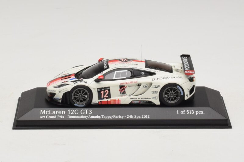 McLaren MP4-12C GT3 #12 Art Grand Prix Demoustier / Amado 24 Hours of Spa 2012 Minichamps 1:43 McLaren MP4-12C GT3 #12 Art Grand Prix Demoustier / Amado 24 Hours of Spa 2012 Minichamps 1:43 437121312 Metal