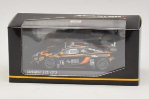 McLaren MP4-12C GT3 #16 Boutsen Racing Schmetz / Demirdjian 24 Hours of Spa 2014 Minichamps 1:43 437141316 Metal — zdjęcie 4 z 4