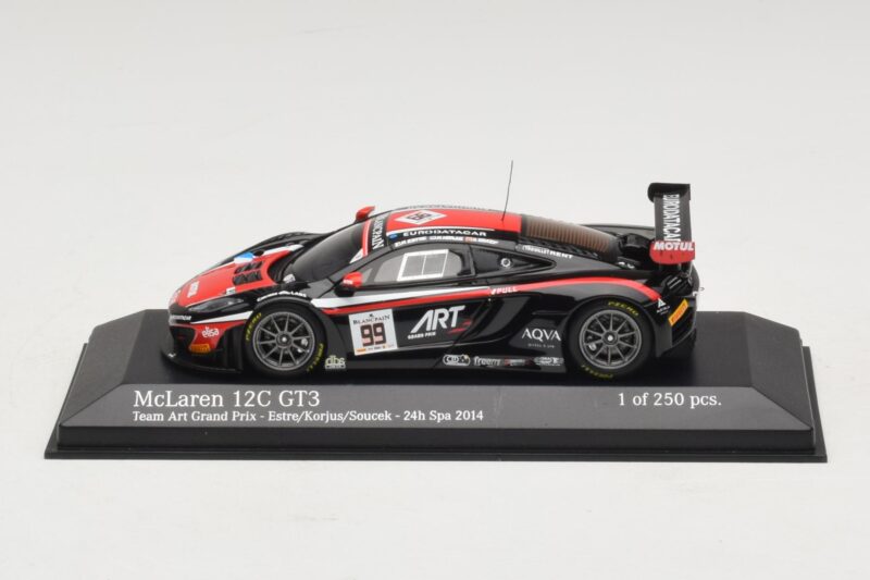 McLaren MP4-12C GT3 Art Grand Prix #99 K. Estre / M. Korjus 24 Hours of Spa 2014 Minichamps 1:43 McLaren MP4-12C GT3 Art Grand Prix #99 K. Estre / M. Korjus 24 Hours of Spa 2014 Minichamps 1:43 437141399 Metal