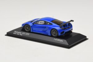 McLaren MP4-12C GT3 Street Niebieski Minichamps 1:43 437121397 Metal — zdjęcie 3 z 4