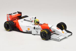 McLaren MP4/8 Ford #8 A. Senna Winner European GP 1993 Minichamps 1:18 540931818 Metal — zdjęcie 7 z 7
