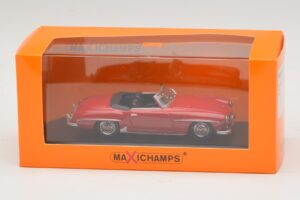 Mercedes 190 SL Czerwony Maxichamps 1:43 940033131-O Metal — zdjęcie 4 z 4