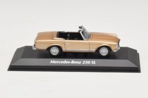 Mercedes 230 SL W113 Złoty Metalik Maxichamps 1:43 940032230 Metal
