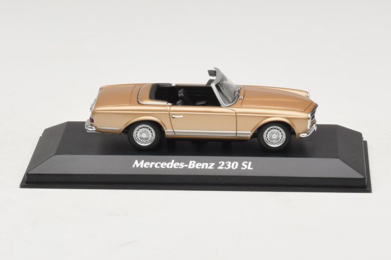 Mercedes 230 SL W113 Złoty Metalik Maxichamps 1:43 940032230 Metal