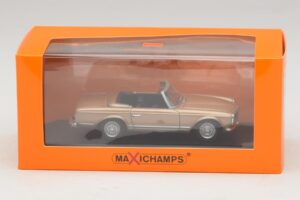 Mercedes 230 SL W113 Złoty Metalik Maxichamps 1:43 940032230 Metal — zdjęcie 4 z 4