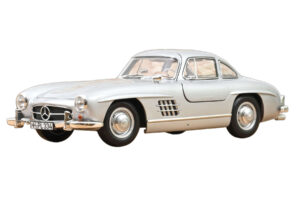 Mercedes 300 SL W198 Gullwing Srebrny Norev 1:18 183857 Metal