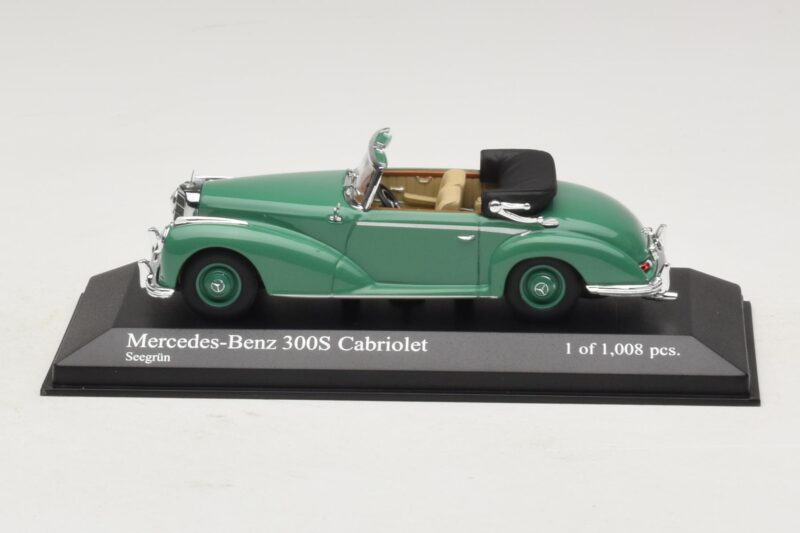 Mercedes 300S Kabriolet Zielony Minichamps 1:43 Mercedes 300S Kabriolet Zielony Minichamps 1:43 430032335 Metal