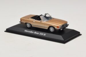Mercedes 350 SL R107 Złoty Maxichamps 1:43 940033431 Metal — zdjęcie 3 z 4