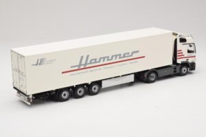 Mercedes Actros 1844LS Koffersattelzug Hammer Aachen Minichamps 1:43 499039105 Metal — zdjęcie 2 z 6