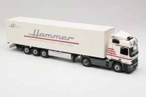 Mercedes Actros 1844LS Koffersattelzug Hammer Aachen Minichamps 1:43 499039105 Metal — zdjęcie 4 z 6