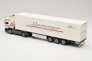 Mercedes Actros 1844LS Koffersattelzug Hammer Aachen Minichamps 1:43 499039105 Metal — zdjęcie 5 z 6