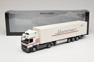 Mercedes Actros 1844LS Koffersattelzug Hammer Aachen Minichamps 1:43 499039105 Metal — zdjęcie 6 z 6