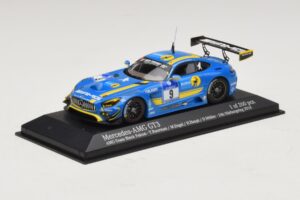 Mercedes AMG GT3 Black Falcon #9 Y. Buurman / M. Engel 24 Hours of Nurburgring 2016 Minichamps 1:43 437163009 Metal — zdjęcie 2 z 5