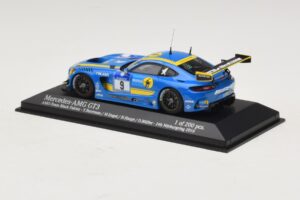Mercedes AMG GT3 Black Falcon #9 Y. Buurman / M. Engel 24 Hours of Nurburgring 2016 Minichamps 1:43 437163009 Metal — zdjęcie 3 z 5