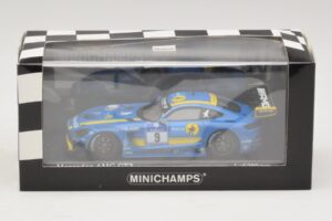 Mercedes AMG GT3 Black Falcon #9 Y. Buurman / M. Engel 24 Hours of Nurburgring 2016 Minichamps 1:43 437163009 Metal — zdjęcie 5 z 5