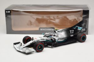 Mercedes AMG Petronas W10 #77 V. Bottas German GP 2019 Minichamps 1:18 110191177 Metal — zdjęcie 6 z 7