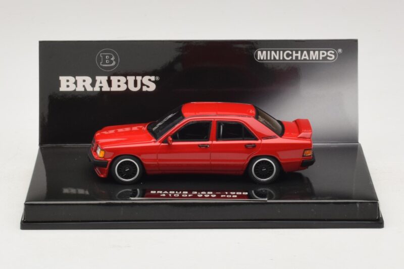 Mercedes Brabus 3.6S 190E W201 Czerwony Minichamps 1:43 Mercedes Brabus 3.6S 190E W201 Czerwony Minichamps 1:43 437032600 Metal